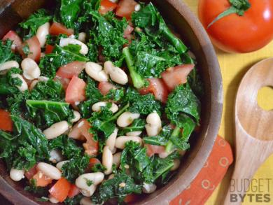 Kale, White Bean & Tomato Salad